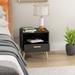 One Drawer Nightstand With One Open Shelf