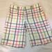 Nike Shorts | Like New Plaid Nike Golf Shorts | Color: White/Silver | Size: 6