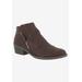 Women's Gusto Bootie by Easy Street in Brown Matte (Size 7 1/2 M)