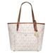 Michael Kors Bags | Michael Kors Jet Set Signature Tote | Color: Silver | Size: Os