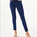 Lilly Pulitzer Jeans | Lilly Pulitzer Southocean High Waisted Skinny Pant | Color: Silver | Size: 4