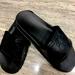 Gucci Shoes | Authentic Gucci Pursuit Track Leather Slides | Color: Black | Size: Uk Size 6