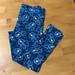 Lularoe Pants & Jumpsuits | Disney Lularoe Leggings T/C Minnie Mouse | Color: Blue/Black | Size: Tc