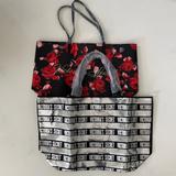 Victoria's Secret Bags | 2 Victoria’s Secret Vs Floral And Spangled Bag | Color: Black | Size: Os
