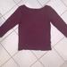 American Eagle Outfitters Tops | American Eagle Soft And Sexy Long Sleeve Tee | Color: Purple | Size: M