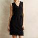 Anthropologie Dresses | Anthropologie Maeve Ruffled Sheath Dress Sz S Euc | Color: Black | Size: S