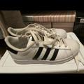 Adidas Shoes | Adidas Superstar Tennis Shoes | Color: Tan/Brown | Size: 7