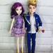 Disney Toys | Disney Descendants Mal And Ben Dolls With Outfits | Color: Purple/Black | Size: Osg
