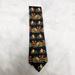 Disney Accessories | Disney "Classic Pooh" Silk Neck Tie | Color: Black | Size: Os