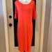 Lularoe Dresses | Euc Lularoe Julia | Color: Orange | Size: Xxl