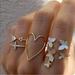 Urban Outfitters Jewelry | Boho Butterfly Ring Set | Color: Brown | Size: Os