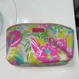 Lilly Pulitzer Bags | Final Sale Lily Pulitzer Large Makeup Bag | Color: Gray | Size: Os
