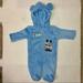 Disney One Pieces | Disney| Baby Boys Mickey Mouse Romper- Jumpsuit Coveralls Size 0-3 Months | Color: Black/Blue | Size: 0-3mb