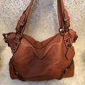 Jessica Simpson Bags | Beautiful Handbag With Button Details | Color: Brown | Size: Os