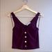 Zara Tops | 3 For $30 Bundle Deal!!! Any 3 Zara Cropped Top | Color: Purple/Black | Size: Various