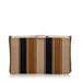 J. Crew Bags | J. Crew Stripe Clutch | Color: Tan/Brown | Size: Os