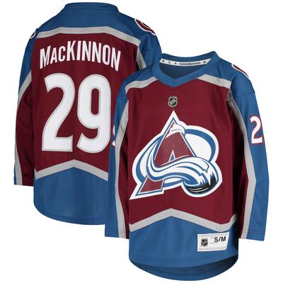 Jugend Nathan MacKinnon Burgund Colorado Avalanche Home Replica Spielertrikot Image