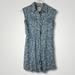 Levi's Dresses | Levi’s Floral Denim Chambray Dress L | Color: Gray | Size: Lg