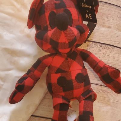 Disney Toys | Ae Disney Mickey Mouse Buffalo Plaid | Color: Brown/Red | Size: Osbb