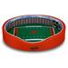 Orange/Black Oklahoma State Cowboys 7'' x 19'' 23'' Small Stadium Oval Dog Bed
