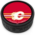 Calgary Flames Autograph Puck
