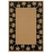 Lanai Indoor/Outdoor Area Rug in Beige/ Black - Oriental Weavers L606K5110170ST