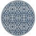 Meridian Indoor/Outdoor Area Rug in Navy/ Ivory - Oriental Weavers M2205B240RDST