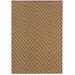 Karavia Indoor/Outdoor Area Rug in Tan/ Light Tan - Oriental Weavers K1330X055115ST