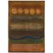 Kharma II Indoor Area Rug in Gold/ Green - Oriental Weavers K167X4200285ST