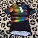 Adidas Tops | Adidas | Aeroready Adistar Pride Cycling Jersey M | Color: Black/Blue | Size: M