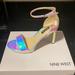 Nine West Shoes | Brand New! Nine West - Edyn Iridescent Sandals | Color: Tan/Cream | Size: 8.5