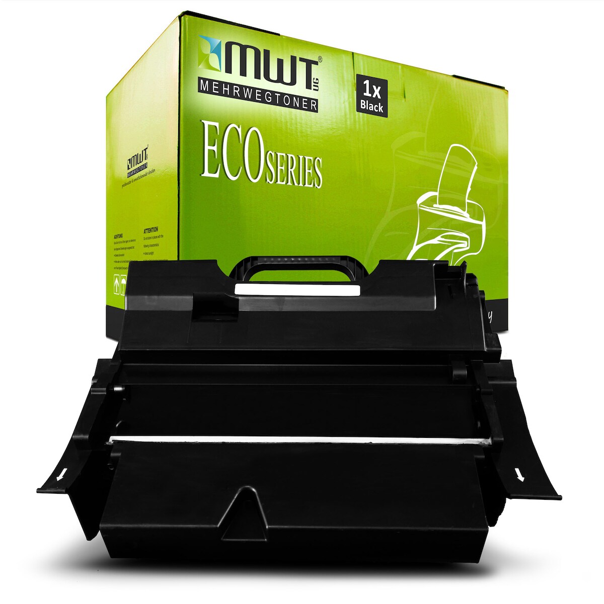 1 Mehrwegtoner kompatible Lasertoner ersetzt Dell 593-11050 Schwarz Image