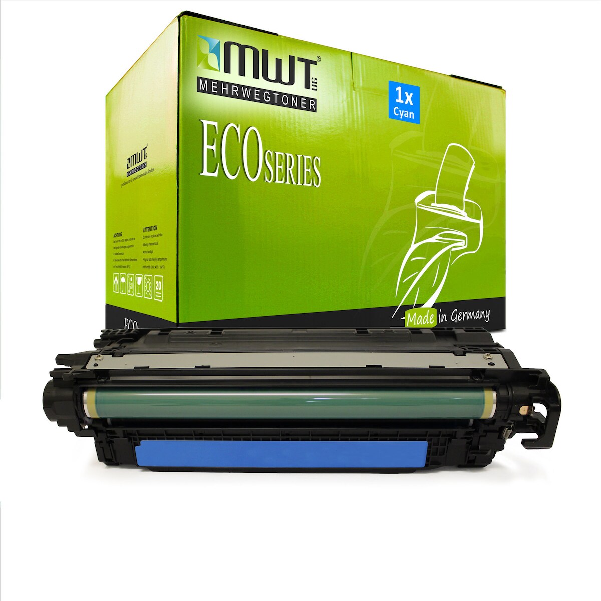 1 Mehrwegtoner kompatible Lasertoner ersetzt HP CF46 656X Cyan Image