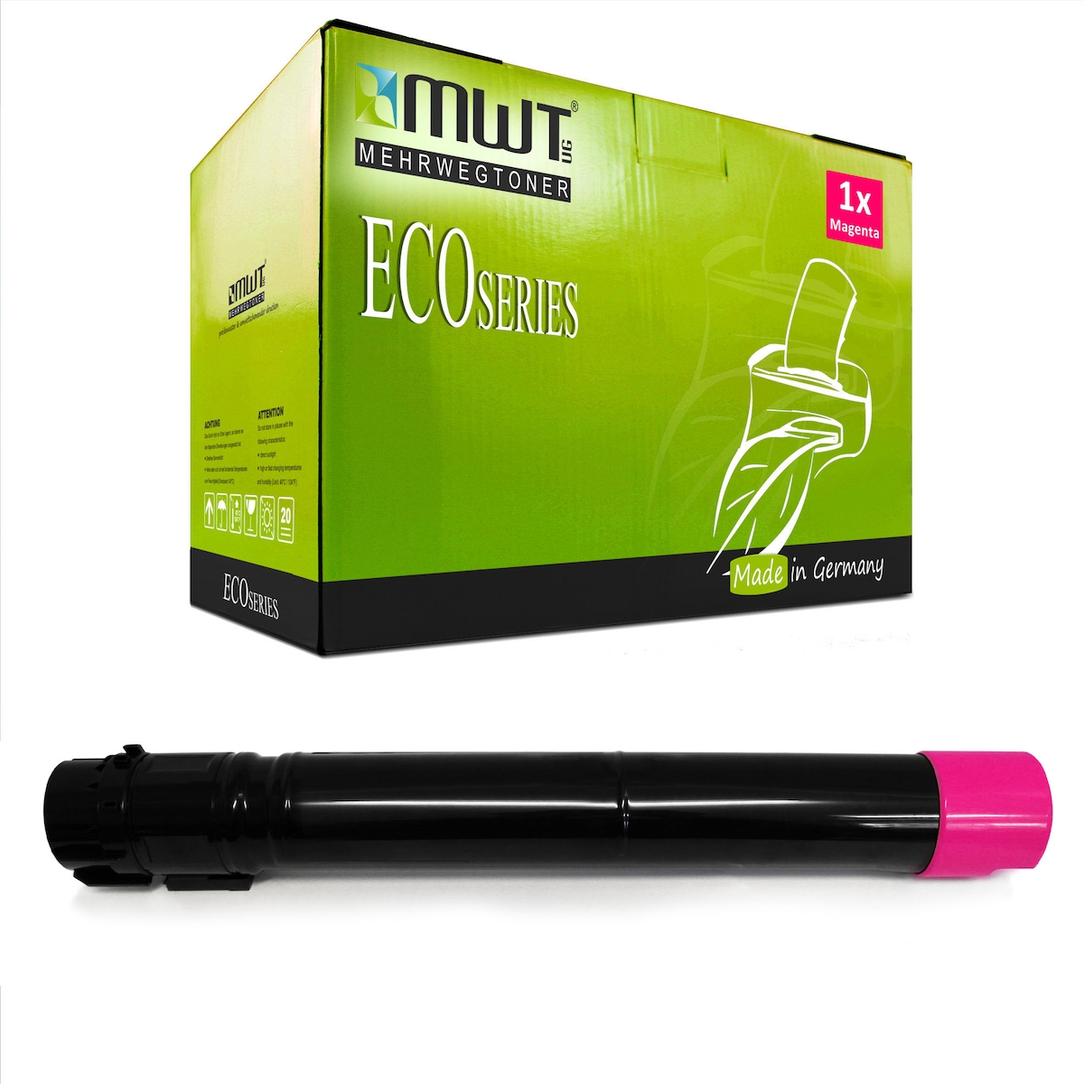 1 Mehrwegtoner kompatible Lasertoner ersetzt Lexmark C950X2MG Magenta Image