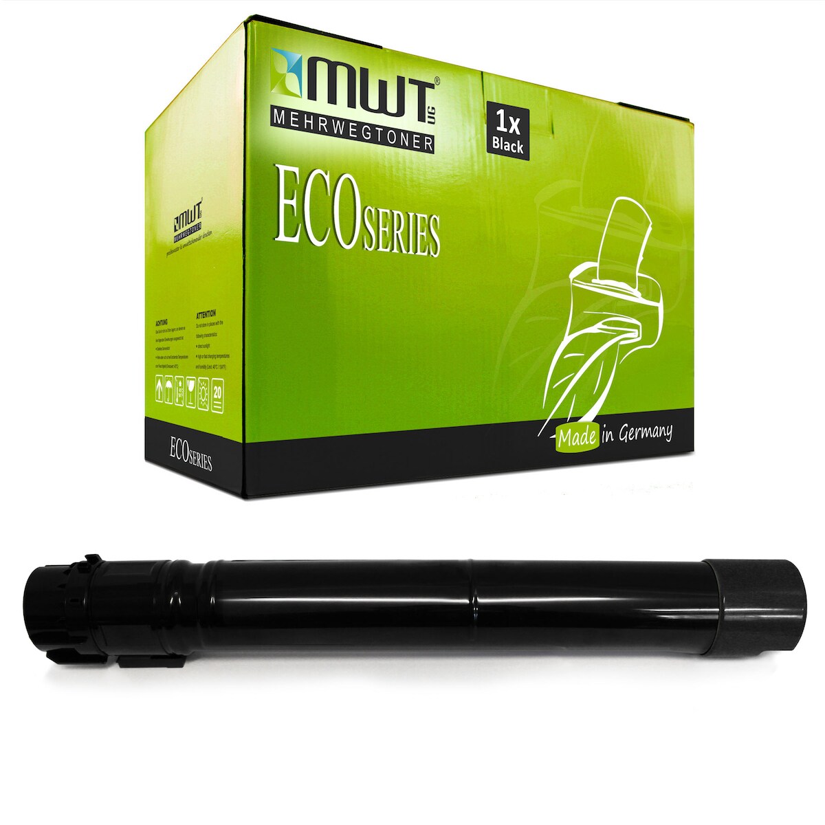 1 Mehrwegtoner kompatible Lasertoner ersetzt Xerox 6R01457 Schwarz Image