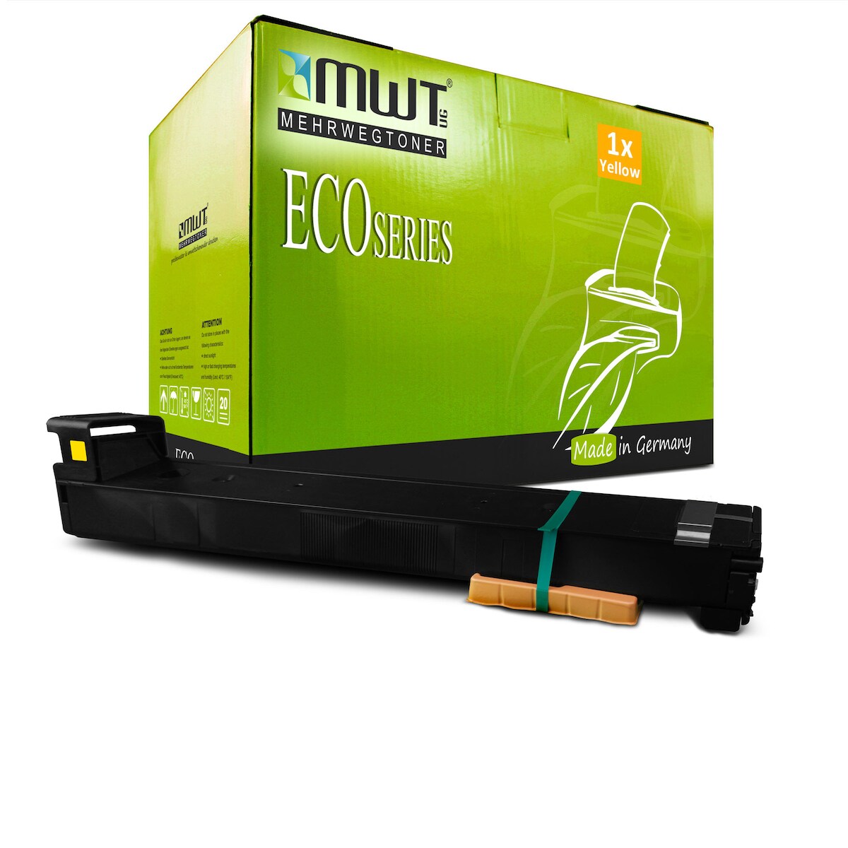 1 Mehrwegtoner kompatible Lasertoner ersetzt HP CF312A 826A Yellow Image