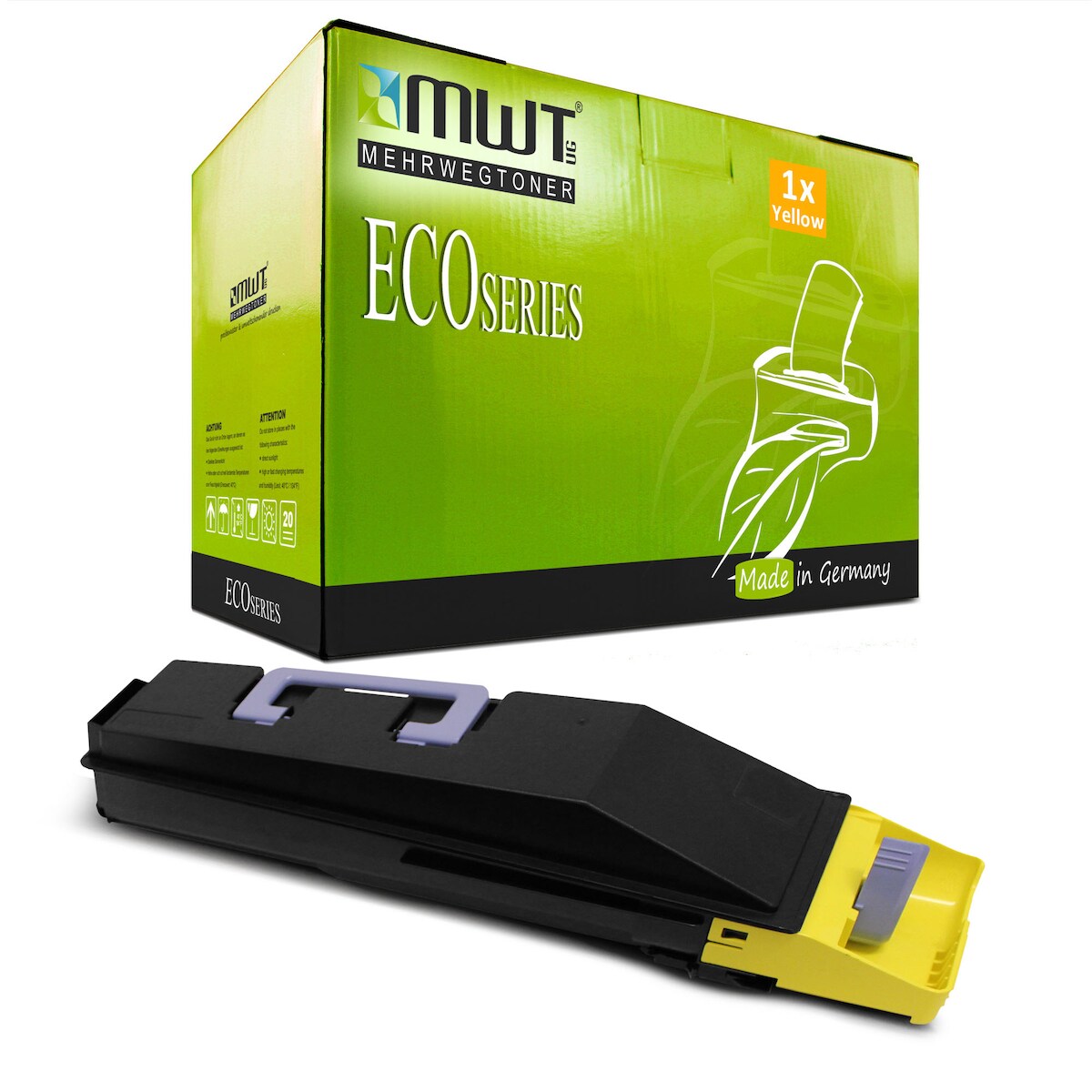 1 Mehrwegtoner kompatible Lasertoner ersetzt Kyocera 1T02H7AEU0 TK-855Y Yellow Image