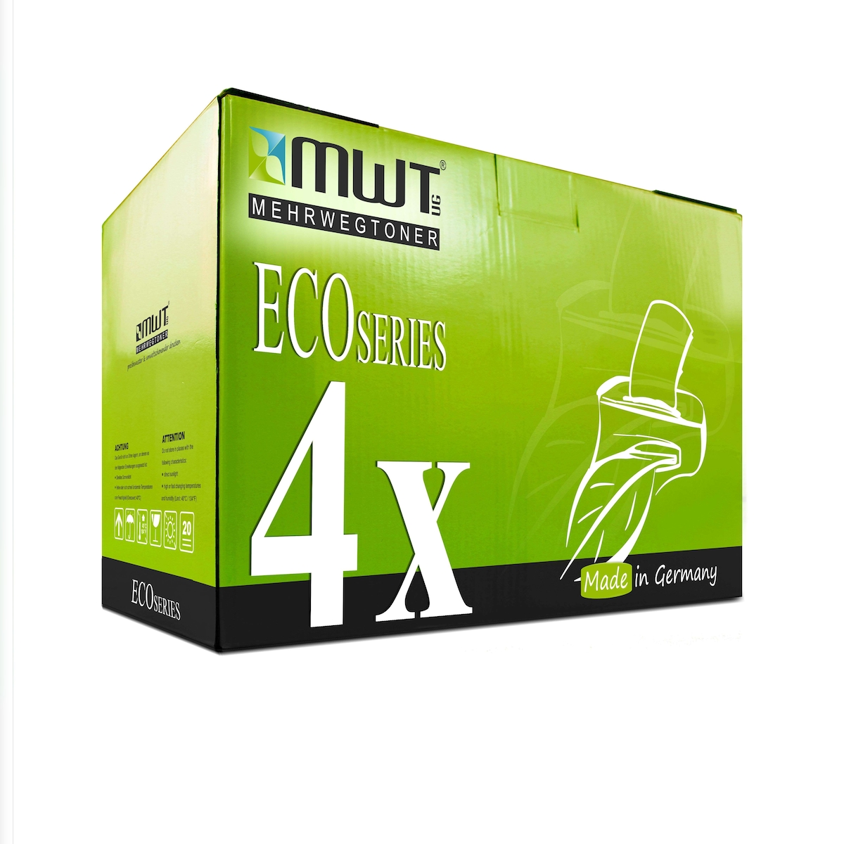 4 Mehrwegtoner kompatible Lasertoner ersetzt OKI 43324431 HC 43324429 HC 43324432 HC 43324430 HC Mehrfarbig Image