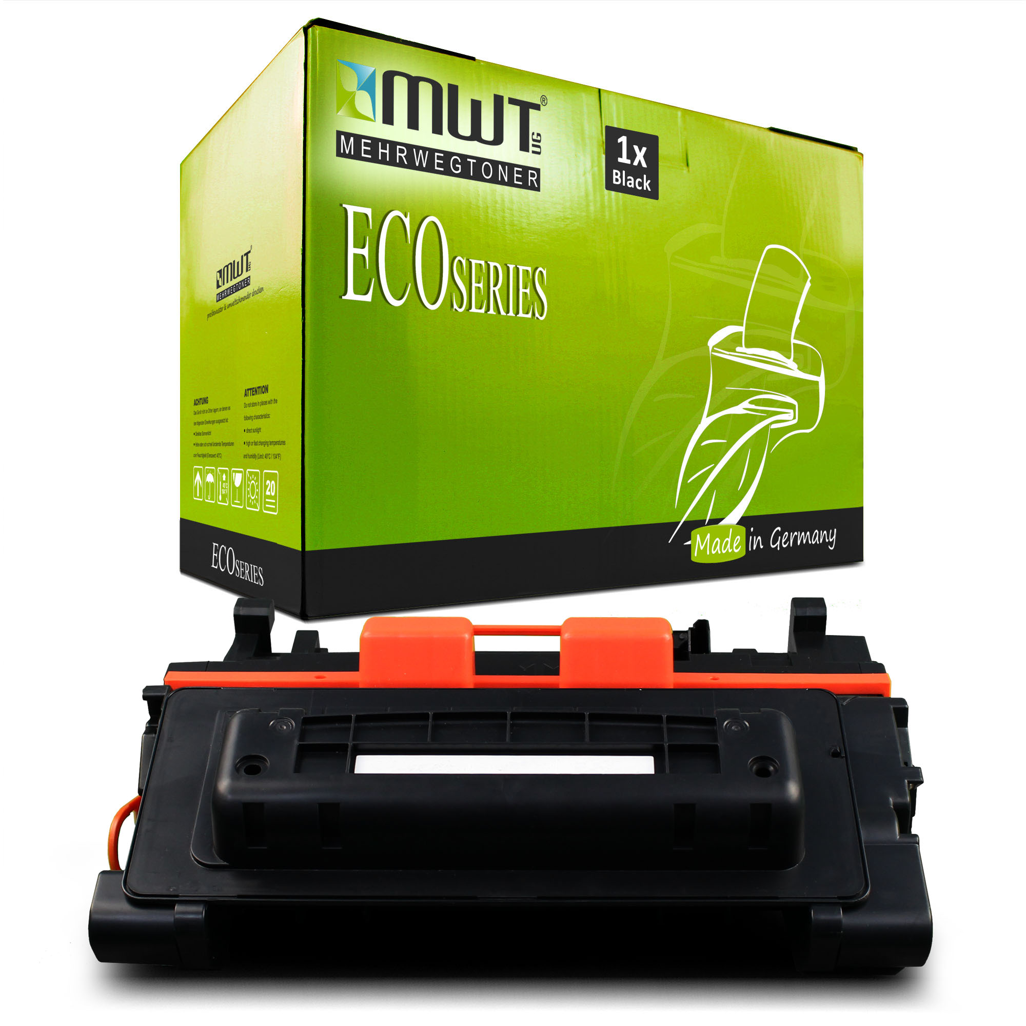 1 Mehrwegtoner kompatible Lasertoner ersetzt Canon 039 CRG039 Schwarz Image