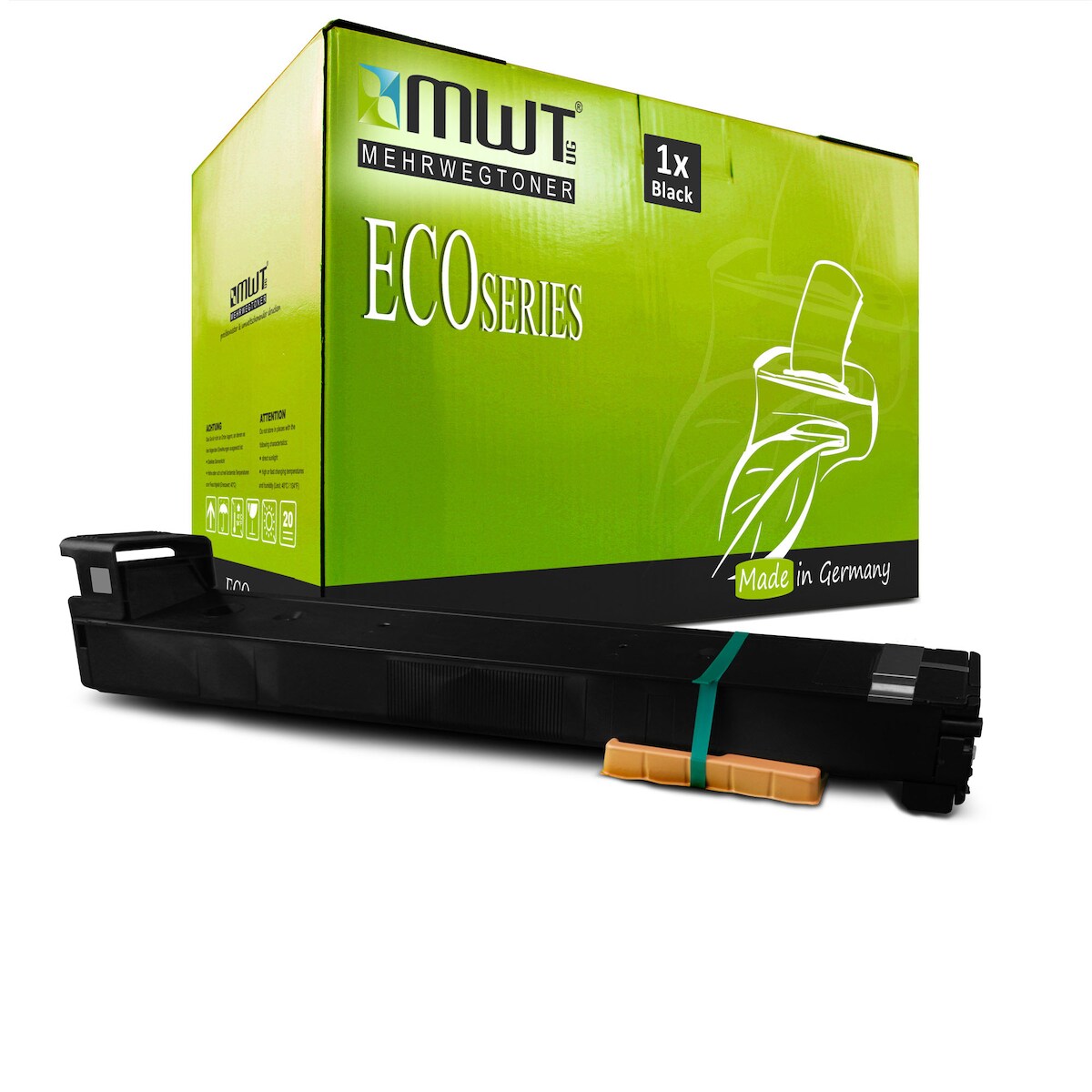 1 Mehrwegtoner kompatible Lasertoner ersetzt HP CF300A 827A Schwarz Image