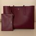 Kate Spade Bags | Kate Spade - Maroon Tote With Pouch | Color: Purple | Size: Os