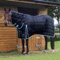 Gallop Equestrian Gallop Trojan 300g Indoor Horse Stable Rug Full Neck Combo (5'6'', Black/Sky)