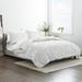 Steelside™ Rylan Distressed Field Down-Alternative Comforter Set Polyester/Polyfill/Microfiber in White | Queen Comforter + 2 Standard Shams | Wayfair