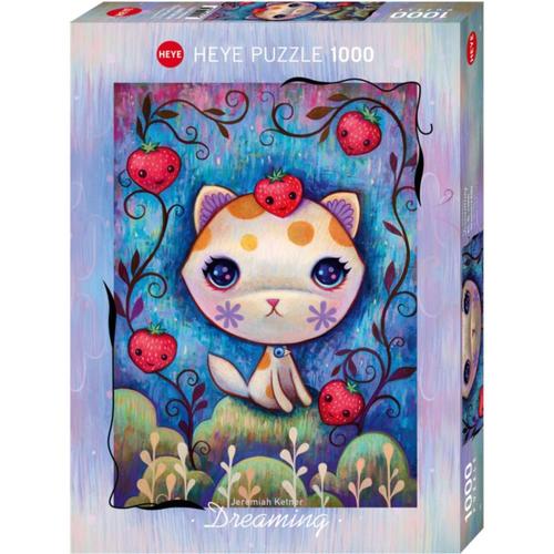 Puzzle Strawberry Kitty, Dreaming, 1.000 Teile