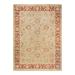 Overton Hand Knotted Wool Vintage Inspired Traditional Mogul Ivory Area Rug - 9' 2" x 12' 5"