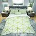 Designart 'geometric Green Triangle II' Geometric Bedding Set - Duvet Cover & Shams