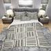 Designart 'Minimalist Graphics I' Geometric Bedding Set - Duvet Cover & Shams