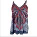 American Eagle Outfitters Dresses | American Eagle Fully Lined Geometric Print Dress | Color: Blue/Red | Size: 0