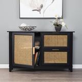 Chekshire Anywhere Storage Cabinet by SEI Furniture in Black