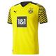 Puma Mann Borussia Dortmund Saison 2021/22 Training, GameKit Home Game-Kit, Cyber Yellow Black, XXXL